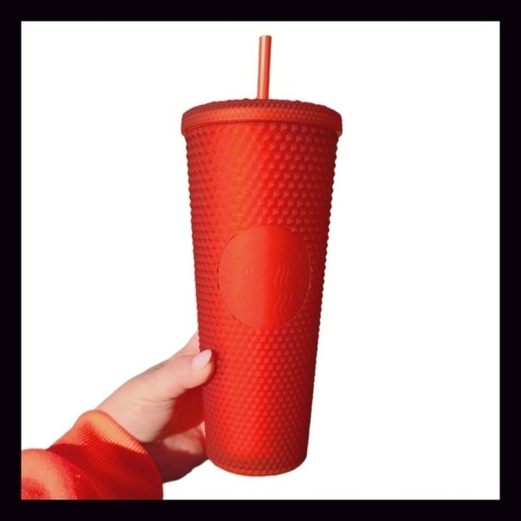 Starbucks Valentine's 2021 Matte Red Studded Tumbler - Picture 2 of 7